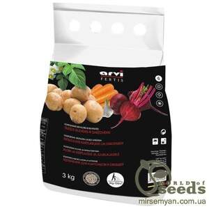 Добриво для коренеплодних овочів та ягідних культур NPK 11-9-20+micro Arvi(Арві) Fertis, 3кг