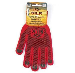Перчатки трикотажные из ПВХ Silk 11047