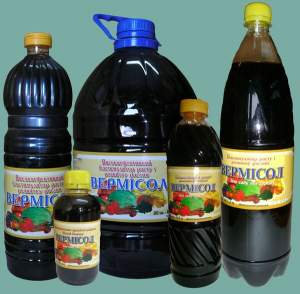 Органическое удобрение "Вермисол" для огорода и сада, 1 л.