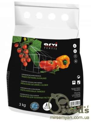Удобрение для тепличных растений без хлора и натратов NPK 12-8-16, Арви (Arvi Fertis) 5 кг