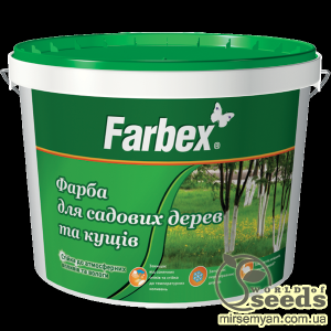 Краска для деревьев и кустов (Белила садовые) 1,4кг Фарбекс/Farbex