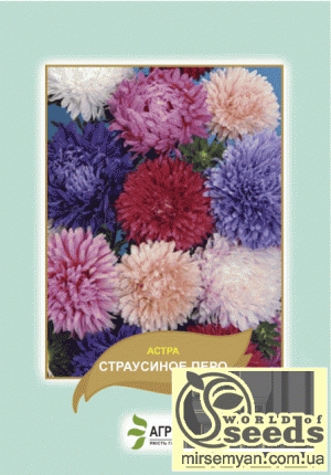 Астра Страусиное перо (смесь) 0,5г А Астра Страусиное перо (смесь) 0,5г А
