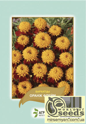 Бархатцы Оранж Флейм 0,5г А