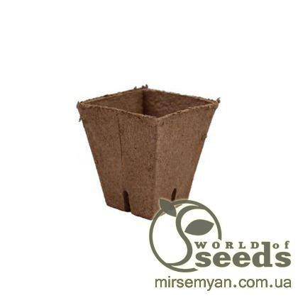 Торфяные горшочки Jiffy 8*8 см (квадрат) Торфяные горшочки Jiffy 8*8 см (квадрат)