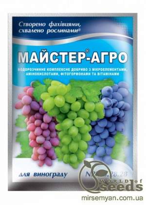 Удобрение для винограда NPK 3-28-28, Мастер-Агро, 25г