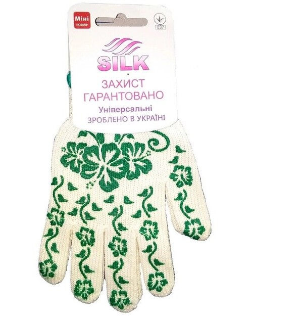 Перчатки 1101 Цветы Перчатки 1101 Цветы