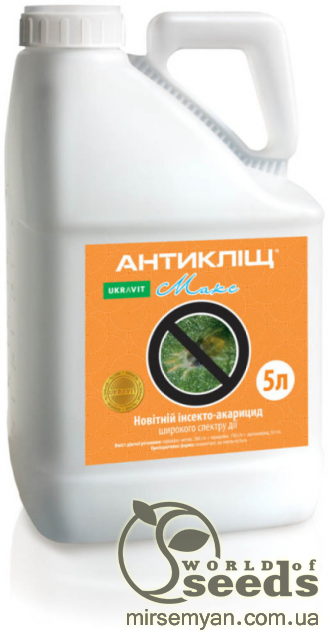 Инсектицид "Антиклещ МАКС", 5 л, UKRAVIT Инсектицид "Антиклещ МАКС", 5 л, UKRAVIT