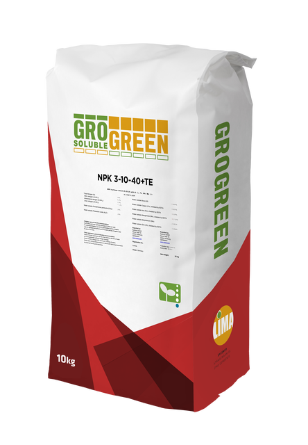 Удобрение GroGreen 3-10-40+TE, 25 кг Удобрение GroGreen 3-10-40+TE, 25 кг
