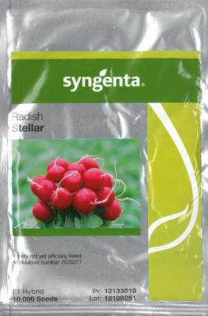 Редис Стеллар 10 000 семена (Syngenta)