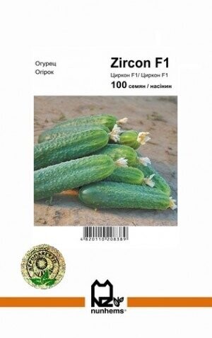 Огурец Циркон F1 100 семян. А (Nunhems) Огурец Циркон F1 100 семян. А (Nunhems)