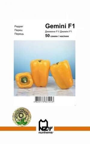 Перец Джемини F1 50 семян. А (Nunhems) Перец Джемини F1 50 семян. А (Nunhems)