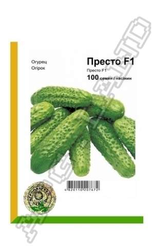 Огурец Престо F1 100 семян. А Огурец Престо F1 100 семян. А
