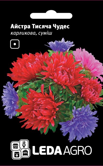 Астра Тысяча Чудес, карликовая смесь 0,2г. L Астра Тысяча Чудес, карликовая смесь 0,2г. L