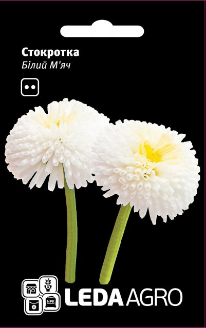 Маргаритка (крошка) Белый Мяч 0,01г. L Маргаритка (крошка) Белый Мяч 0,01г. L