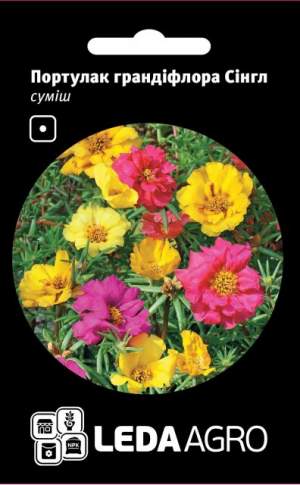Портулак Сингл грандифлора, смесь, 0,05г.  L