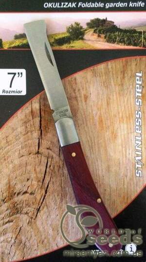 Нож садовый окулировочный KT-RG1202 складной Proffessional Нож садовый окулировочный KT-RG1202 складной Proffessional