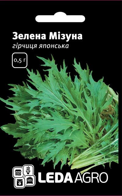 Горчица японская Зеленая Мизуна 0,5г.  L Горчица японская Зеленая Мизуна 0,5г.  L