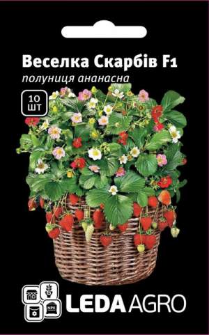 Клубника ананасная Радуга Сокровищ F1, 10 семян. L