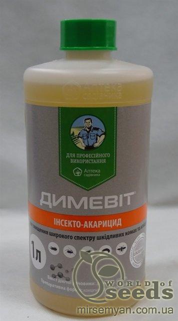 Инсектицид "Дымевит", (аналог Б-58), 1 л, UKRAVIT Инсектицид "Дымевит", (аналог Б-58), 1 л, UKRAVIT