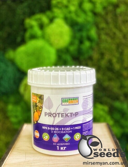 Удобрение Гро Грин гель Protect-P 1кг Удобрение Гро Грин гель Protect-P 1кг