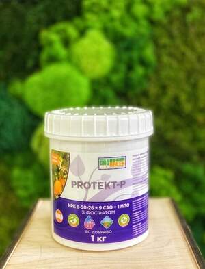 Удобрение Гро Грин гель (GroGreen) Protect-P 1кг