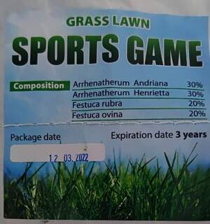 Трава газонная Спорт 10кг LawnGrass