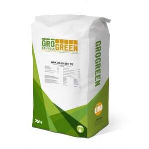 Удобрение GroGreen   NPK 20-20-20+ МЕ, 10 кг