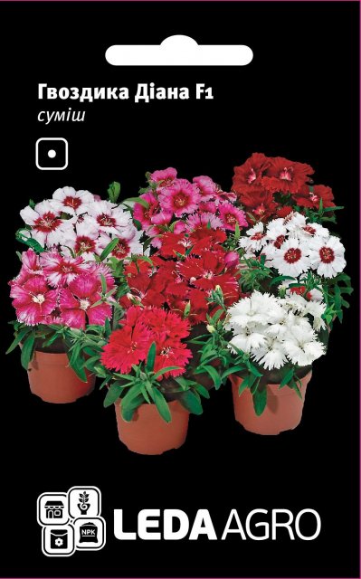 Гвоздика Диана F1 смесь 10 семян. L Гвоздика Диана F1 смесь 10 семян. L