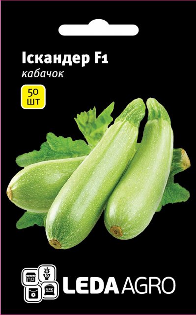 Кабачок Искандер F1 50 семян. L Кабачок Искандер F1 50 семян. L