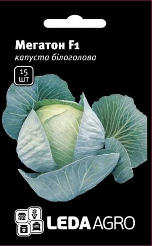 Капуста Мегатон F1 15 семян.  L Капуста Мегатон F1 15 семян.  L
