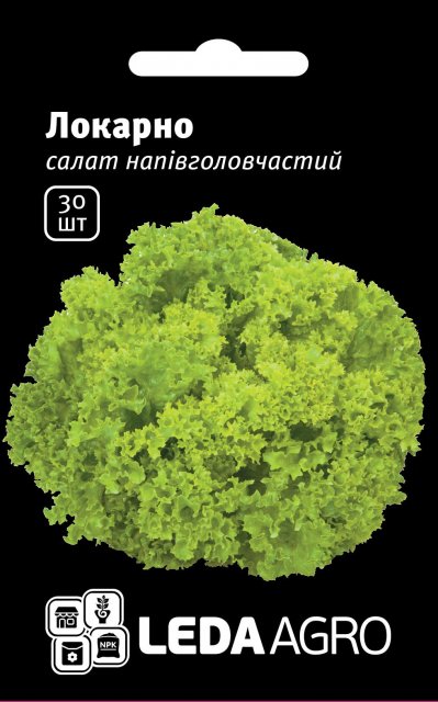 Салат Локарно (кудрявый) 30 семян. L Салат Локарно (кудрявый) 30 семян. L