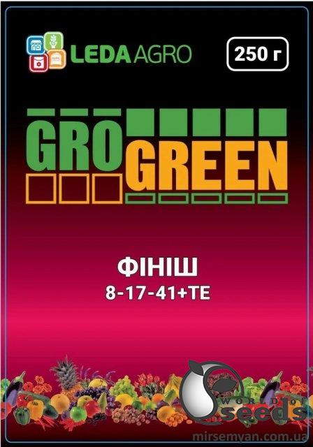 Удобрение GroGreen Финиш NPK NPK 8-17-41, 250г Удобрение GroGreen Финиш NPK NPK 8-17-41, 250г