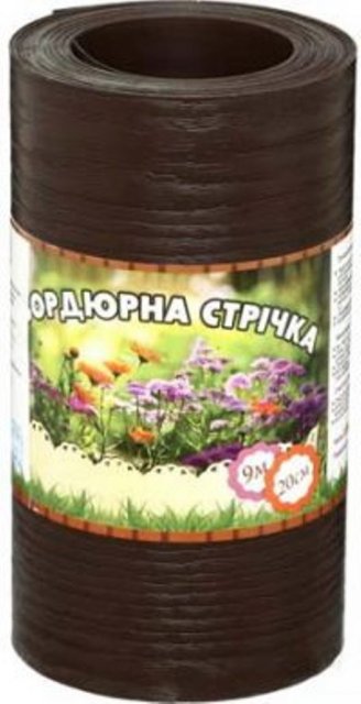 Бордюрная лента Alta 20x900 см (коричневая) Бордюрная лента Alta 20x900 см (коричневая)