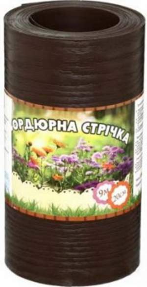 Бордюрная лента Alta 20x900 см (коричневая)