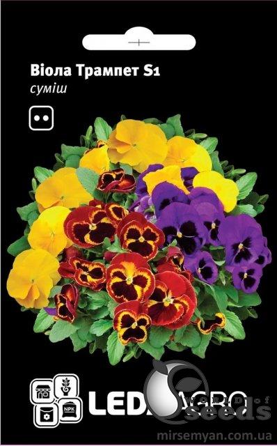 Виола Трампет (ветровка) S1 смесь 10 семян. L Виола Трампет (ветровка) S1 смесь 10 семян. L