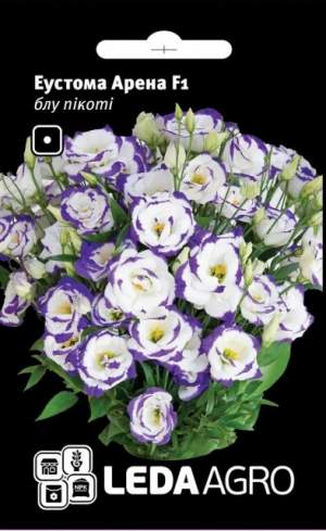 Эустома Арена F1 блу пикоте 5 семян. L