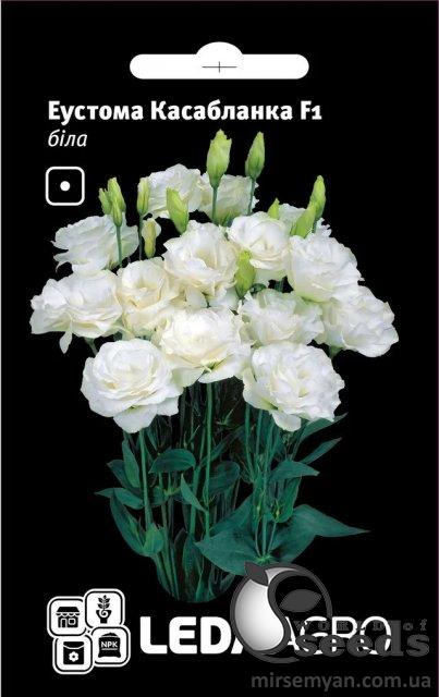 Эустома Касабланка F1 белая 5 семян. L Эустома Касабланка F1 белая 5 семян. L
