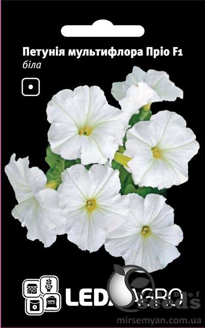 Петуния Прио F1 белая 0,01г. L Петуния Прио F1 белая 0,01г. L