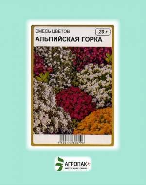 Цветочная смесь Альпийская горка 20г А Цветочная смесь Альпийская горка 20г А
