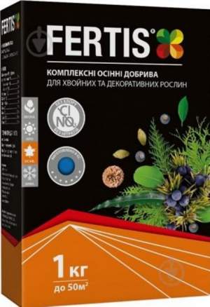 Фертис Осень для хвойных и декор. 5-15-25+Мg+S+B, 1кг Fertis