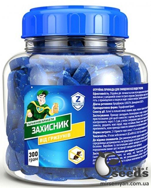 Защитник парафиновые брикеты от грызунов 300г Ukravit Защитник парафиновые брикеты от грызунов 300г Ukravit