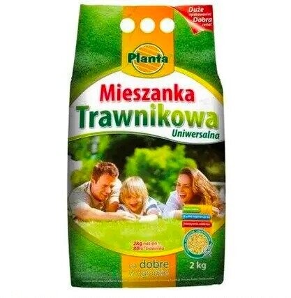 Трава газонная Универсальная 2кг Planta! Трава газонная Универсальная 2кг Planta!