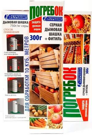 Шашка серная в подвал 300г Шашка серная в подвал 300г