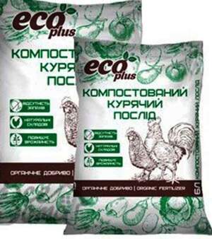 Компостированный куриный помет 6л ECO PLUS