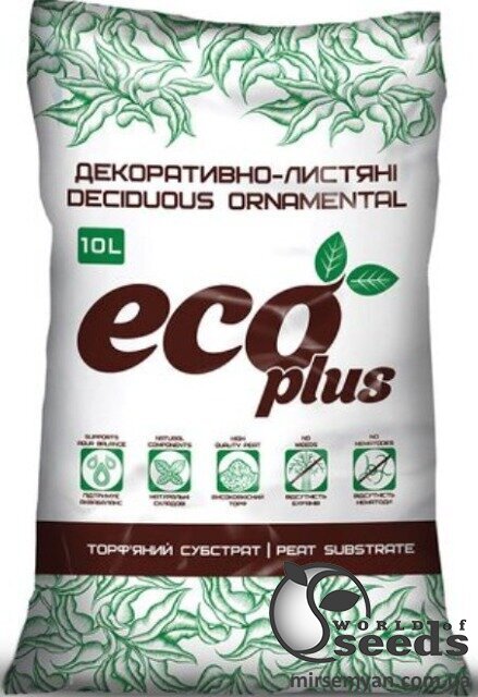 Субстрат для декор-лист 10л ECO PLUS Субстрат для декор-лист 10л ECO PLUS