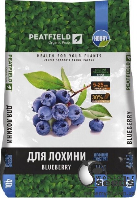 Субстрат для голубики 40л PEATFIELD Субстрат для голубики 40л PEATFIELD