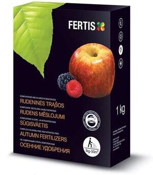 Добриво "Осінь" без хлору NPK 5-15-25+МЕ,  1кг Fertis