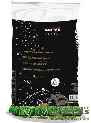 Добриво для газонів, що знищують мох 15-0-0+fe, Арві (Arvi Fertis) 5 кг