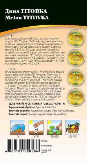 Диня Тітовка 2 г. WoS Диня Тітовка 2 г. WoS