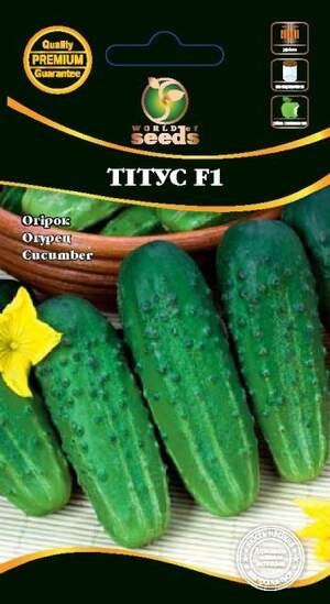 Огірок "Тітус F1" 0,5г. WoS